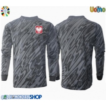 Maglie da calcio Polonia Portiere Seconda Maglia Europei 2024 Manica Lunga